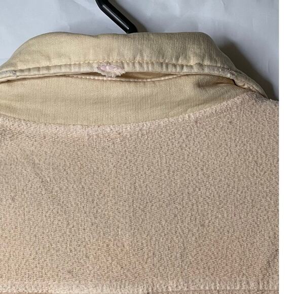 Free People‎ Oversized Ruby Sweetheart Fleece Shirt Jacket Distressed Size Small - Picture 12 of 16